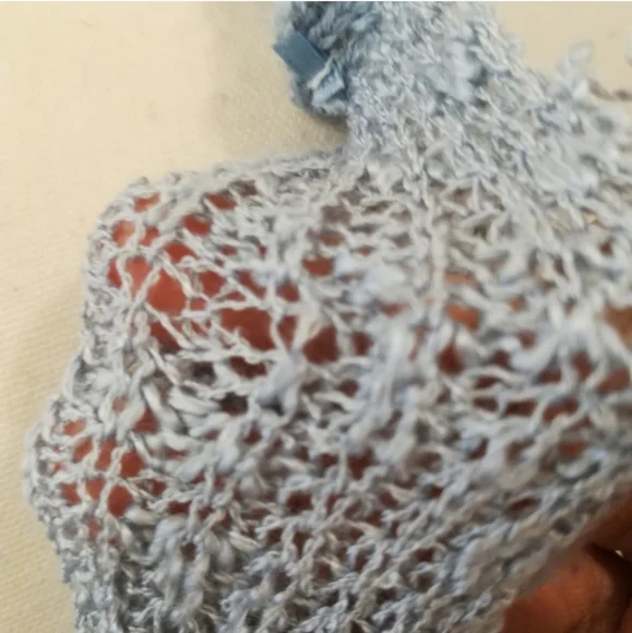 Moon & Madison Light Blue Loose Knit Sweater Size M - Picture 7 of 11